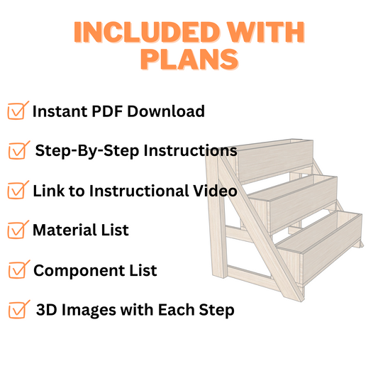 Planter Box Plans - Step-by-Step Instructions (PDF)