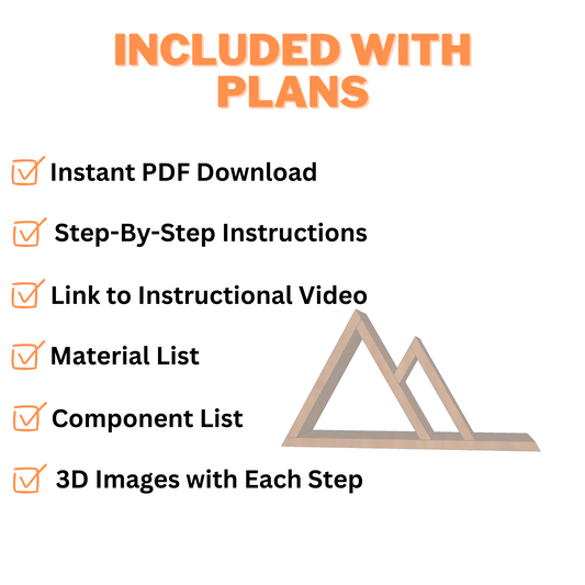 Mountain Shelf Plans - Step by Step Instructions (PDF)