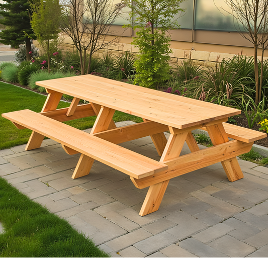 8ft Picnic Table Plans - Step-by-Step Instructions (PDF)